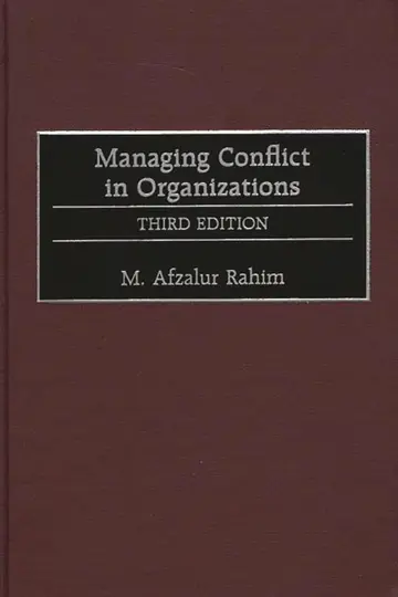 Cover of Managing Conflict in Organizations