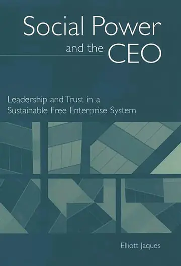 Cover of Social Power and the CEO