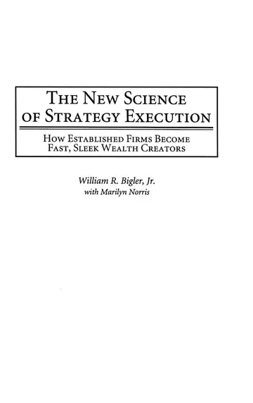 Cover of The New Science of Strategy Execution