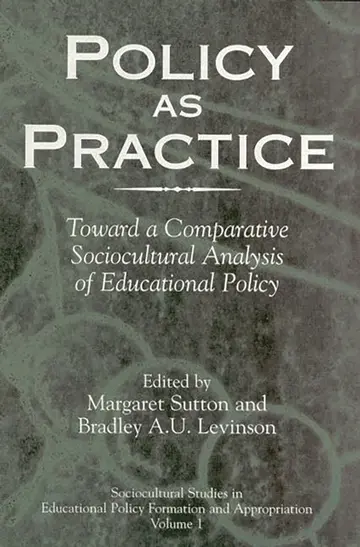 Cover of Policy as Practice