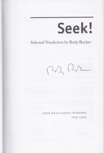 Cover of Seek!