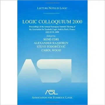 Cover of Logic Colloquium 2000 (Hardcover)