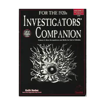 Cover of For the 1920s Investigators' Companion