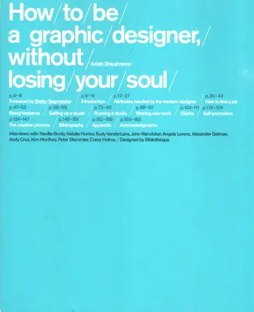 Cover of How to Be A Graphic Designer Without Losing Your Soul