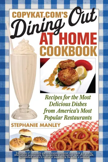 Cover of Copykat.com's Dining Out at Home Cookbook