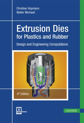 Cover of Extrusion Dies for Plastics and Rubber
