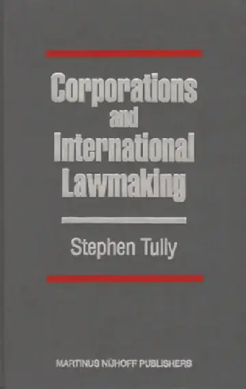 Cover of Corporations and International Lawmaking