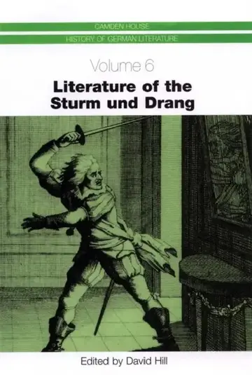 Cover of Literature of the Sturm Und Drang