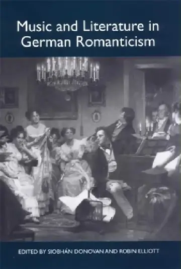 Cover of Music and Literature in German Romanticism
