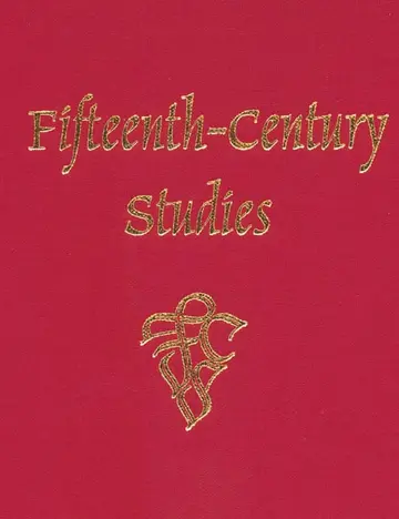 Cover of Fifteenth–Century Studies 35