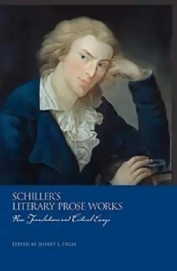 Cover of Schiller's Literary Prose Works