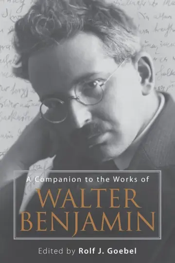 Cover of A Companion to the Works of Walter Benjamin