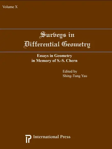 Cover of Surveys in Differential Geometry