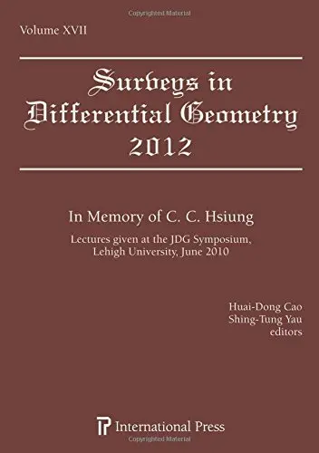 Cover of Surveys in Differential Geometry 2012