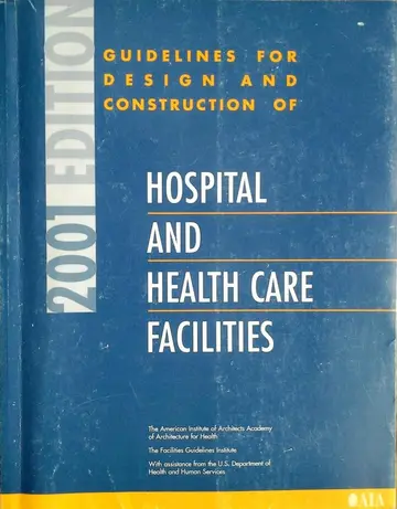 Cover of Guidelines for Design and Construction of Hospital and Health Care Facilities