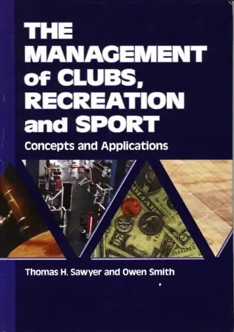 Cover of Management of Clubs, Recreation & Sport