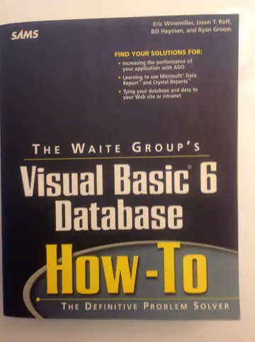 Cover of Waite Group's Visual Basic 6 Database How-To
