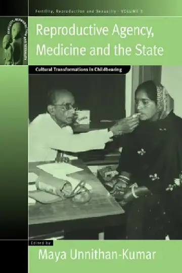 Cover of Reproductive Agency, Medicine and the State