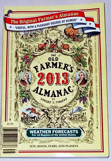 Cover of The Old Farmer's Almanac 2013