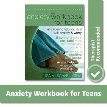 Cover of The Anxiety Workbook for Teens
