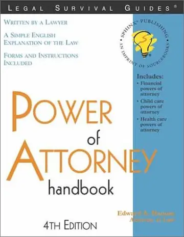 Cover of Power of Attorney Handbook