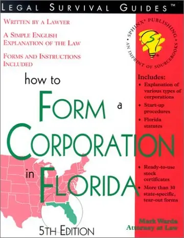 Cover of How to Form a Corporation in Florida
