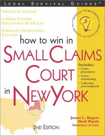 Cover of How to Win in Small Claims Court in New York