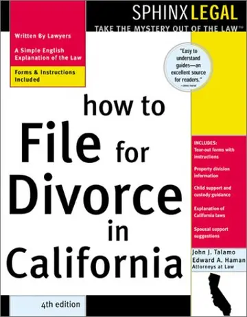 Cover of How to File for Divorce in California