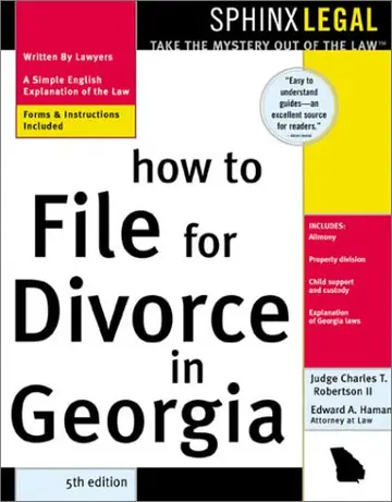 Cover of How to File for Divorce in Georgia