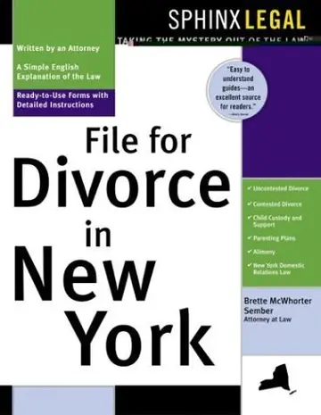 Cover of File for Divorce in New York