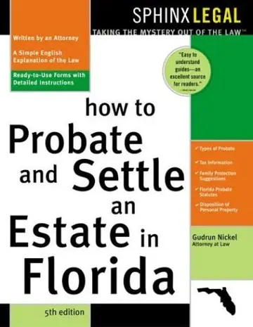 Cover of How to Probate and Settle an Estate in Florida