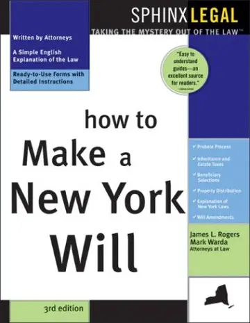 Cover of How to Make a New York Will