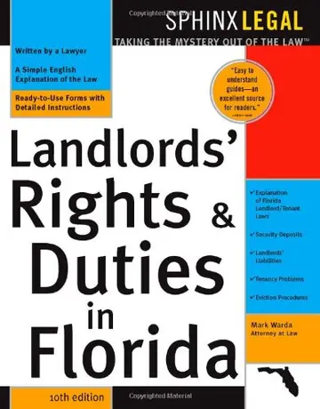 Cover of The Landlords' Rights&duties in Florida, 10e