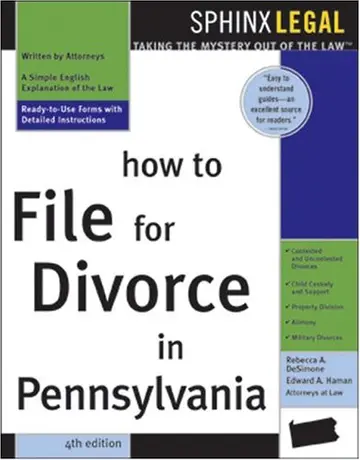 Cover of How to File for Divorce in Pennsylvania