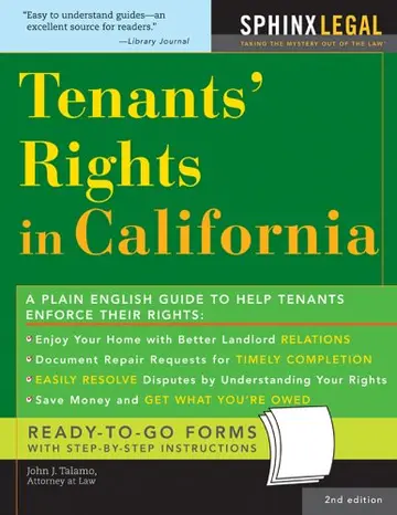 Cover of Tenants' Rights in California