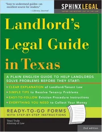 Cover of Landlord's Legal Guide in Texas