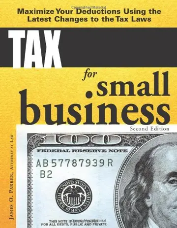 Cover of Tax Smarts for Small Business