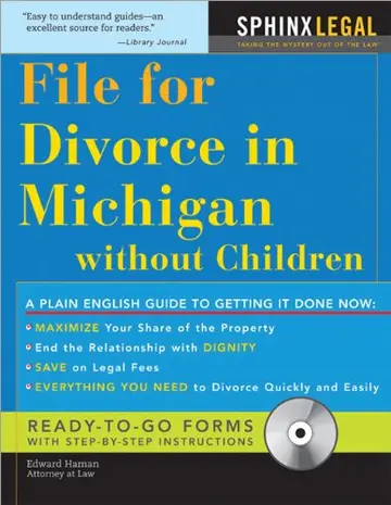 Cover of File for Divorce in Michigan without Children