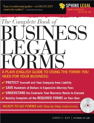 Cover of The Complete Book of Business Legal Forms