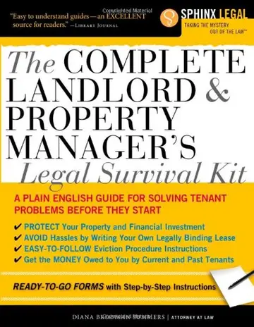 Cover of The Complete Landlord & Property Manager's Legal Survival Kit