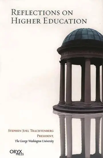 Cover of Reflections on Higher Education