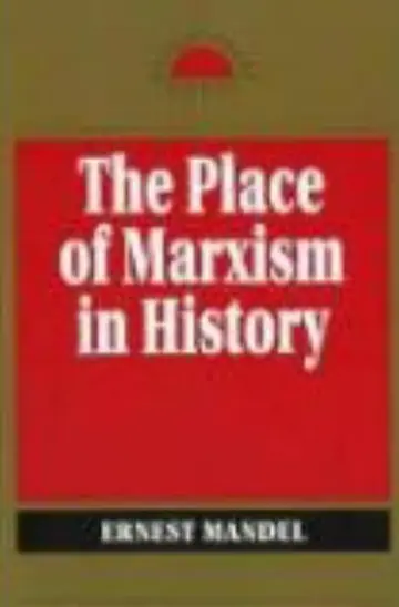 Cover of The Place of Marxism in History