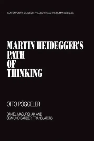 Cover of Martin Heidegger's Path of Thinking
