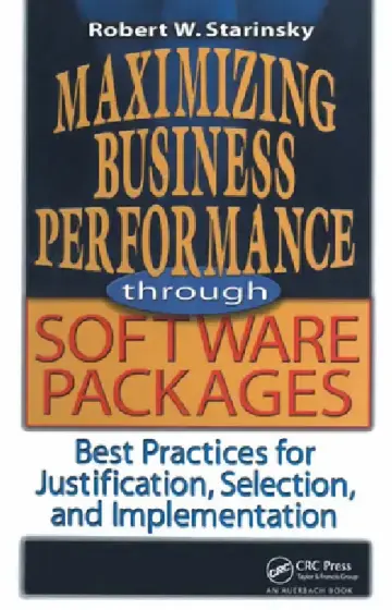 Cover of Maximizing Business Performance Through Software Packages