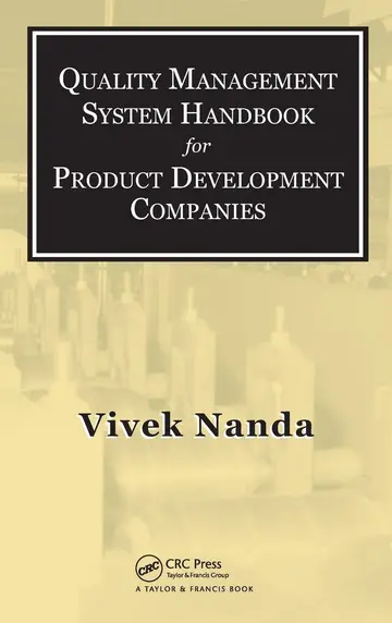 Cover of Quality Management System Handbook