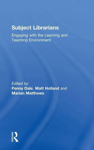 Cover of Subject Librarians