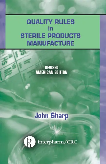 Cover of Quality Rules in Sterile Products