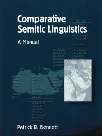 Cover of Comparative Semitic Linguistics