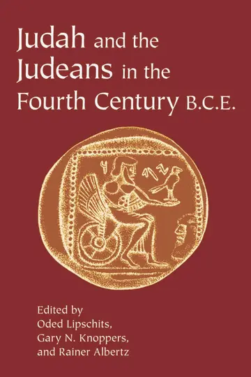 Cover of Judah and the Judeans in the Fourth Century B.c.e