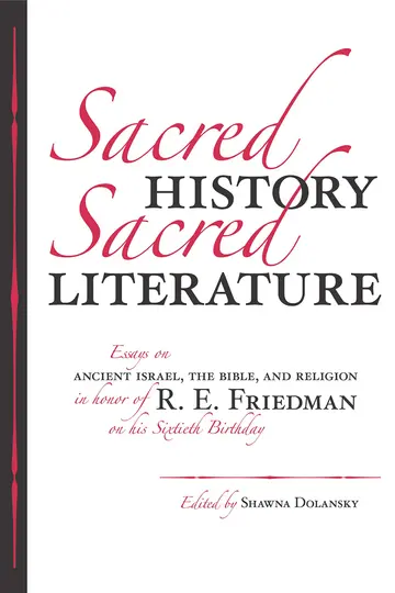 Cover of Sacred History, Sacred Literature
